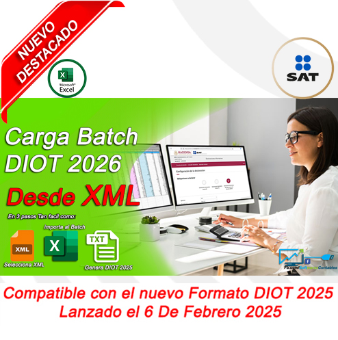 carga batch DIOT 2026 WEB